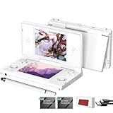 Aivuidbs RG DS Foldable Handheld Game Console RK3568 Anbernic RG DS Android 14 System two-Player Joystick Top and Bottom Dual Screen 4 inch OCA Full Touch Screen 4000mAh 3 + 32gb (RG DS Polar White-new)