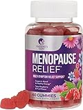 Nature's Glow Menopause Relief Vitamin Gummy for Women - Effective Menopause Support Supplement Gummies, Hot Flash, Night Sweats, Energy & Hormone Support, Non-GMO & Gluten Free - 60 Gummies