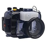 Mcoplus 40m/130ft Waterproof Housing Underwater Camera Diving Case Bag for Sony A6000 A6300 A6400 A6500