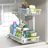 Merrylun Under Sink Organizers,5 Adjustable...