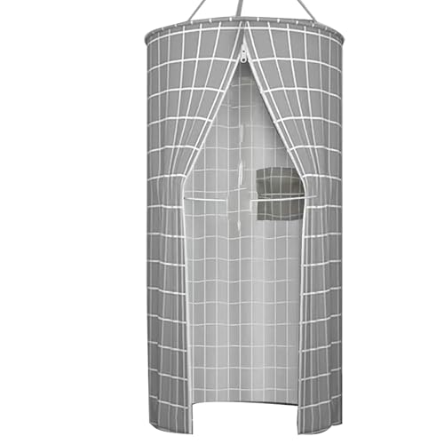 Cabina de ducha plegable (80 x 200 cm), portátil - Cabina de ducha para camping, fácil de colgar - para ducharse, viajes de camping,Grey