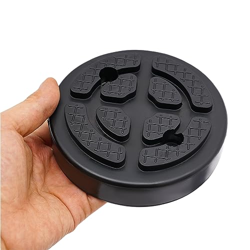 PERFERATE 5 unidades de almohadillas redondas de goma para brazos de elevador de coche, bloques de elevación de 30 mm de grosor, accesorios para elevadores de 2 postes miniatura 5