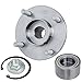 Detroit Axle - 2 Front Wheel Bearing Hubs for 2000-2011 Ford Focus, Wheel Bearing Hubs Assembly Set Replacement 2001 2002 2003 2004 2005 2006 2007 2008 2009 2010 Pair Hubs