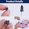 Opvixi Screw in Tire Plugs, 70 Pcs Tire Repair Screws, Tire Repair Rubber Nail Kit, Tire Screw Plug Repair Kit, Self Screw in Tire Repair Plugs for Car, Motorcycle, Truck, Tractor Tire Puncture Repair #3