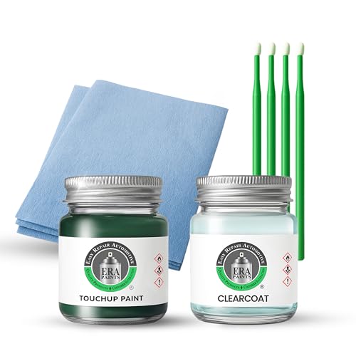 ERA Paints - B22 - British Racing Green 2 Metallic for MINI Exact OEM Color Match Automotive Touch Up Paint for Cars - Scratch & Chip Repair for Metal & Plastic - Essential Kit - Made in USA