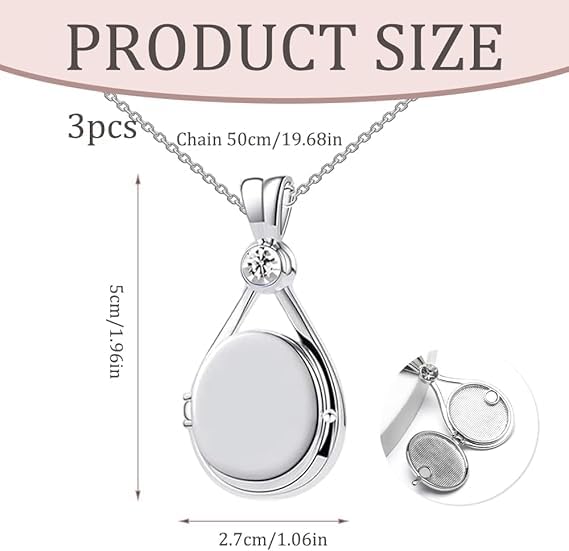 3 sztuki h2o Nagle Syrenka Naszyjnik, Mermaid Melody Naszyjniki z Medalionem Zawieszką, Naszyjnik syrenki h2o dla Kobiet, Spersonalizowany Amulet Prezent