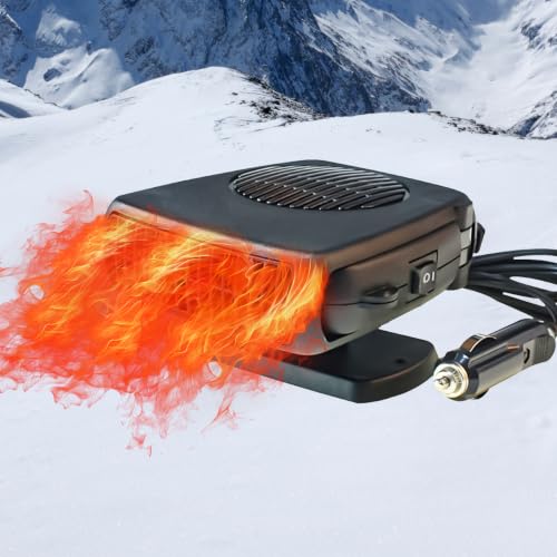 Car Heater, 200W 12V 2-in-1 Defroster &…