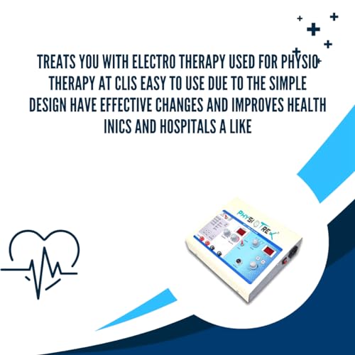 Image of PHYSIOTREX 2 and 4 Channel Electrotherapy Equipments | Ultrasound Machine for Physiotherapy | Ultrasonic With TENS | With 1 Year Warranty - Random Color (IFT US)