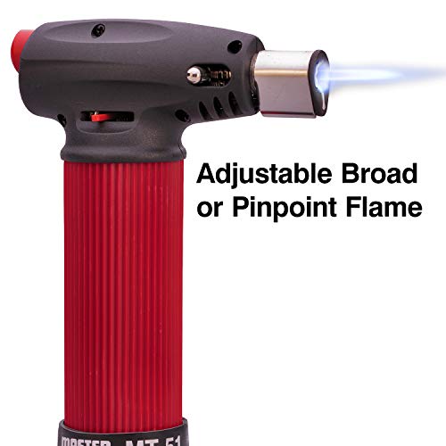 Master Appliance MT51 Professional Butane Torch Lighter, Hand Held Torch Lighter, Adjustable