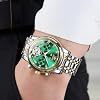 olevs automatic watch for men self winding mechanical luxury business stainless steel multi calendar waterproof luminous wrist watches