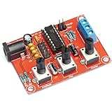 Lecreatekit XR2206 Signalgenerator DIY Kit 1Hz-1MHz Sinus Quadrat Dreieck Wave Funktionsmodul mit Schale, Einstellbare Frequenzamplitude für Elektronik Hobbyist Projekte