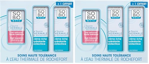 Soin hydratant SO'BiO étic coffret eau thermale de Rochefort visage lot de 2