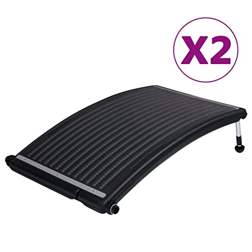 image for vidaXL Curved Pool Solar Heating Panel Lightweight Durable Pool Access