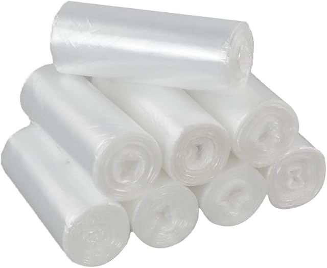 Dehouse 5 L Clear Bin Bags, Kitchen Bin Liner Bags, 200 Bags