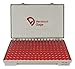 Pin Gage Set, Minus, Class ZZ, 190 Pcs