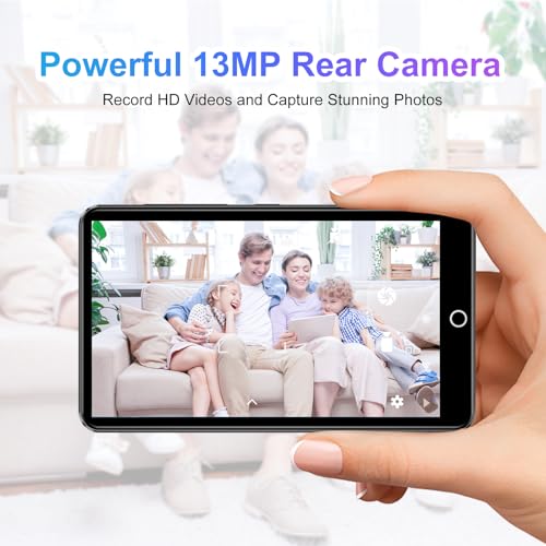 Image of Conrain 80GB mp3 Player with Bluetooth and WiFi, 4.02 inch Touchscreen Android MP3 Player with 13MP Rear Camera, MP4 Music Player for Kids with Spotify, Deezer, Amazon Music, Audible