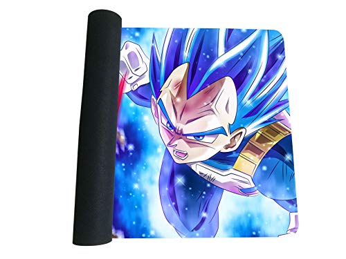 ドラゴンボール スーパーマウスパッド 日本のアニメゲームマウスパッド 大型デスクパッド キーボードパッド コンピュータデスクパッド オフィスマウスパッド 孫悟空ベジータIV トランクス ブルママウスパッド デスクトップパッド テーブルマット 90