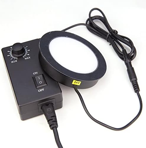 Miniatura 5 de ZTBH Microscope Accessories Kit Stereo Microscopio Illuminators Round Lamp 5075mm Microscope Slides (Color  70mm)