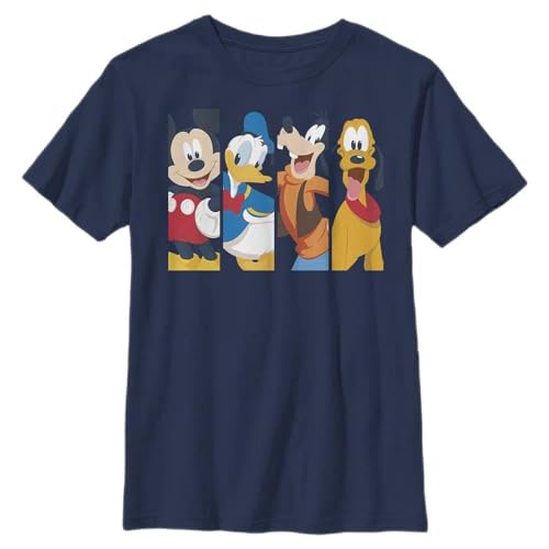 T-shirt Disney Mickey Bro Time pour garçon en coton confortable