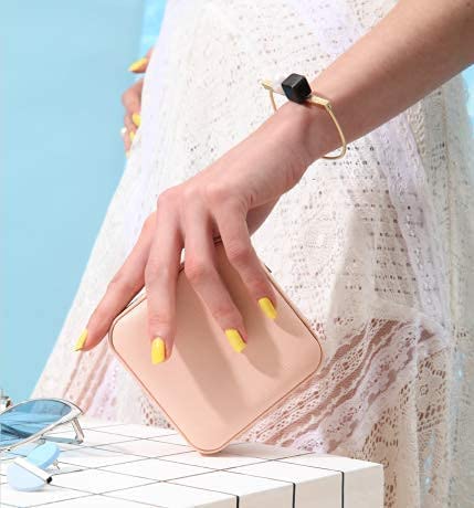 Vlando Small Travel Jewelry Box Organizer - Display Case For Girls Women Gift Rings Earrings Necklaces Storage With Mirror, Pink #TOP7