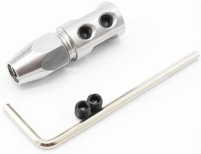 Rc Boat Stainless Flexible Coupling CW/CCW Soft Shaft Lock 5 * 4/4.76/3.8mm 3.18 * 3/2mm 4 * 3.18/4mm 2.3 * 2.2mm Flex Collet Coupler (Color : 5X4mm CW, Size : 1)