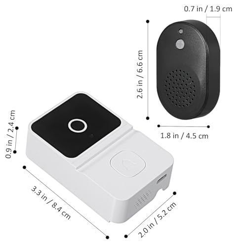 Sonnette intelligente sans fil avec batterie intégrée contre les raccordements complexes - 3