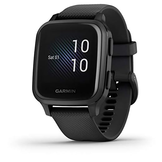 Garmin Venu Sq Music, GPS Smartwatch with Bright Touchscreen Display, Features Music and Up to 6 Days of Battery Life, Black