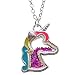 FROG SAC 4 PCS Magical Pixie Dust Little Girl Jewelry Necklace for Girls, Mini Glass Bottle Necklaces Kids Jewelry for Girls, Little Girls Jewelry Fairy Party Favors, Play Jewelry for Little Girls