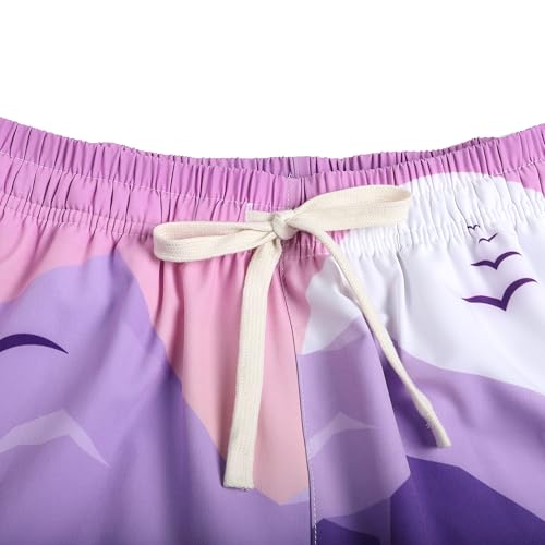 DEHANER Swim Trunks for Men Quick Dry Board Shorts with Zip Pockets Bathing Suits Beach Swimwear4