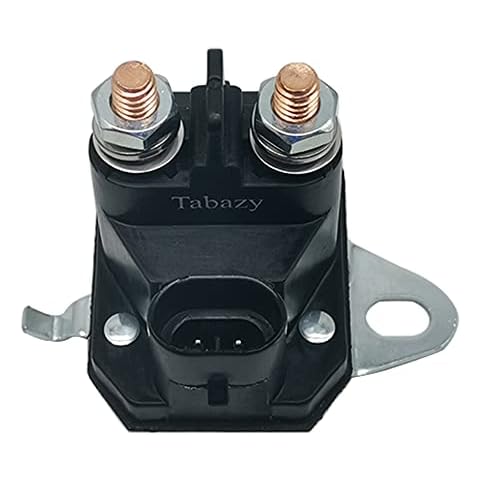 Tabazy Starter Solenoid Works with Trombetta 7CM-1241-212-51 Lawn Mower Replaces Gravely 05167200, Lawn Mower Starter Solenoid Cover