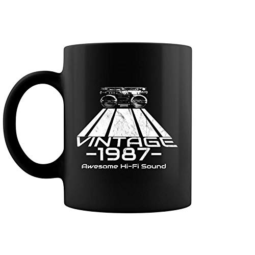 Congatay Mugs Vintage 1987 Birthday Gift Retro3066 Coffee Mug 11 Oz Premium Ceramic