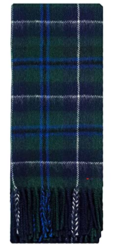 Écharpe 100% laine d'agneau tartan Douglas Modern authentique accessoire hiver fabriqué en Écosse