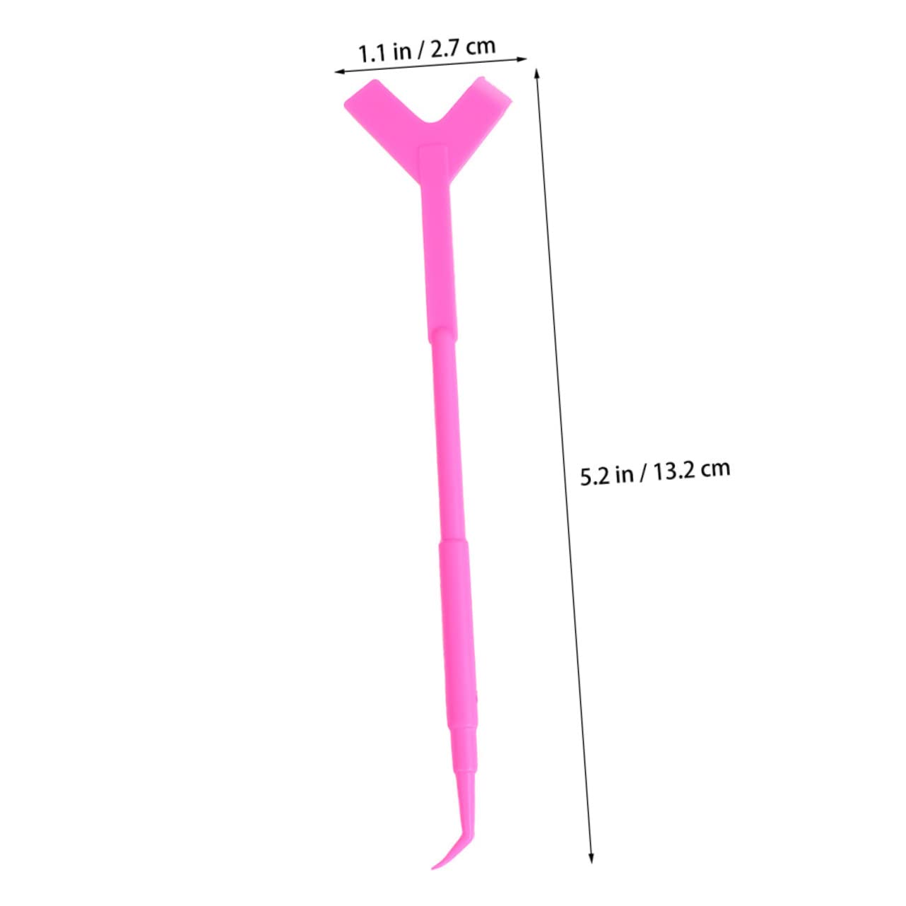 MUSISALY 12pcs Separator Brush Set Y-Shaped Brush for Eyelash Perming Easy to Use Clean