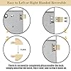 newliplace Mortise Lock Set for Interior Door, Antique Brass Door Knobs with Lock and Skeleton Key, Crystal Glass Door Knobs for Old Style Door
