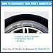 TUCKBOLD Universal 190T Polyester Spare Tire Cover for Jeep Trailer RV SUV Truck Wheel Fit Overall Wheel Diameter 16 Inch Black Automotive Parts