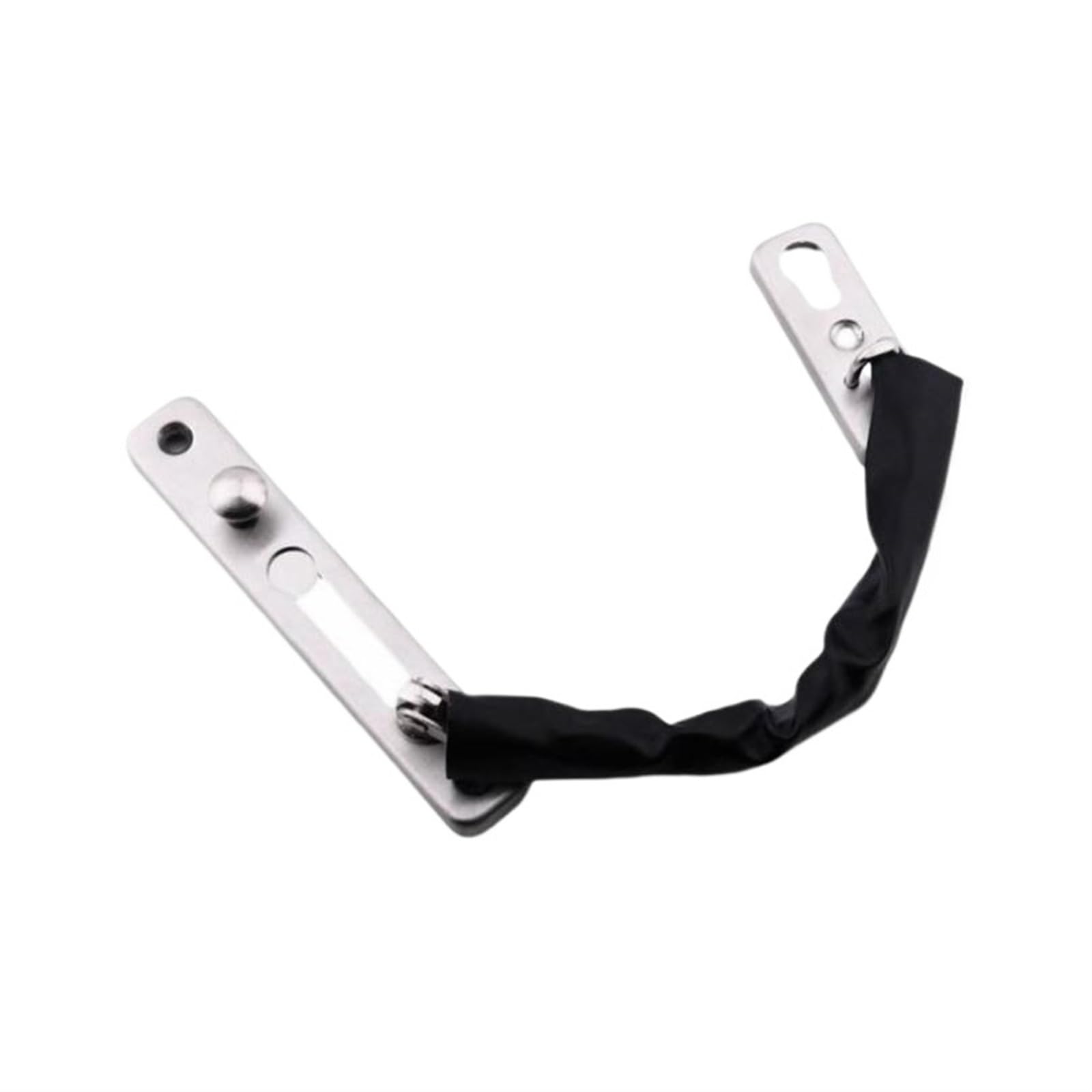 Boulon de sécurité solide en acier inoxydable épais, chaîne protection porte for chambre à coucher/hôtel/famille d'accueil avec étui cuir Pour Maison, Hôtel, Appartement