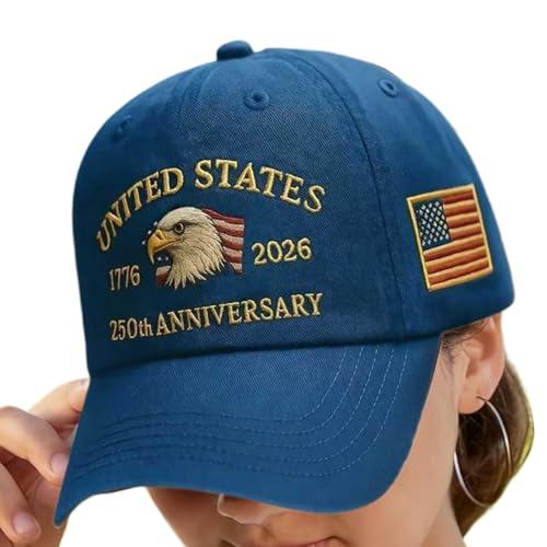 Fierudeng Casquette US 250e anniversaire | Casquette réglable Marine Corps 250th - Accessoire pour homme pour fête d'anniversaire, anniversaire