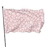 Colores realmente brillantes: la bandera grande es muy vibrante y llamativa, los colores no se corren bajo la lluvia, se suaviza maravillosamente, por lo que no lastimará sus manos, la bandera de jardín con colores brillantes y solidez del color a largo plazo, que puede cumplir con su uso prolongado