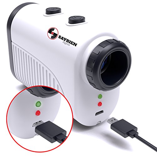 Saybien Golf Rangefinder - Options with and Without Slope, 500m - Laser Range Finder - Tournament Legal - Scan Mode - Flag Lock