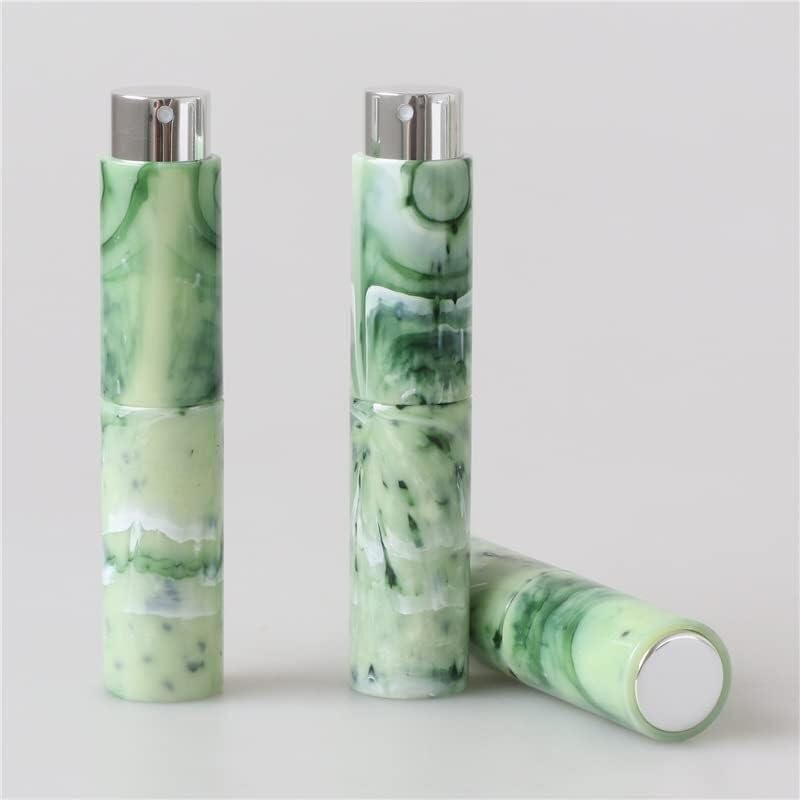 Mini Bottiglie di Profumo da Viaggio, Atomizzatore di Profumo 2 Pezzi 10ML Mini Profumo Spray Bottiglia Vuota Custodia in plastica Fodera in Vetro Ricaricabile Modello in Marmo da Viaggio Contenitore