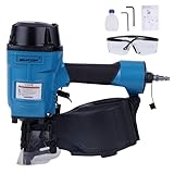 BHTOP CN70 Coil Siding Nail Gun, 15 Degree Pneumatic Siding Nailer, 1-3/4