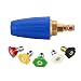 CREEXEON 4000PSI Pressure Washer Rotating Turbo Nozzle 4.0 Orifice 4 GPM with Spray Nozzle Tips Kit