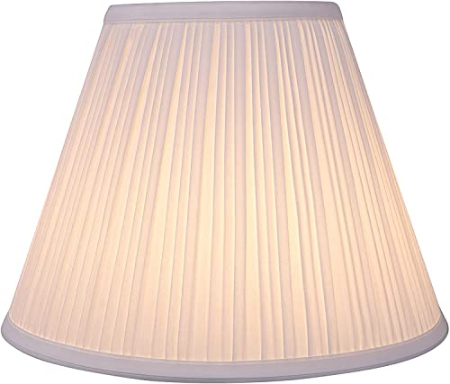 Aspen Creative 59101A, Empire Uno Lamp Shade, Off White, 5" Top X 10" Bottom X 8" Slant Height, Slip Uno 33Mm #TOP3