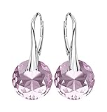 Stein Ohrringe Durchmesser 14 mm / Länge Ohrringe 33 mm