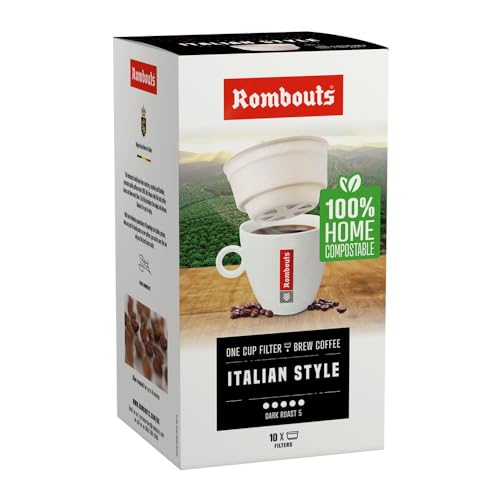 Rombouts Italian One Cup Coffee Filters 10s (8 Boxes)