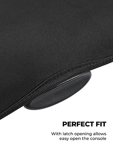 Issyauto Center Console Cover Compatible With 2008-2012 Ram Jump Seat Console, Armrest Lid Cover Neoprene Arm Rest Covering For Car, Well-Make Durable Middle Console Cover Armrest Box Protective Cover #TOP2