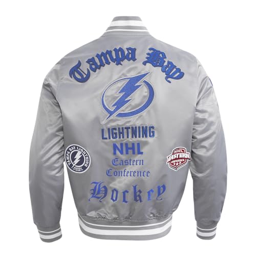 Image of Pro Standard Mens NHL Old English Satin Jacket