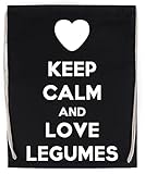 Photo Gallery keep calm and love legumes borsa sportiva con coulisse nero drawstring sport bag Photo Gallery keep calm and love legumes borsa sportiva con coulisse nero drawstring sport bag