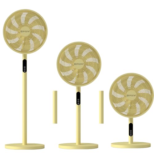 EPISENT 3in1 16″ Pedestal Fan & Desk Fan with Remote – 9H Timer, Quiet 3 Speed Cooling with 9...