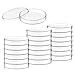 Pppby Boîtes De Pétri en Plastique Stérile avec Couvercles Ventilés (90mm) Petri Dishes Blob Boite De Petri pour Laboratoire De Cellule Cellulaire Culture Tissulaire Sciences, Transparent
